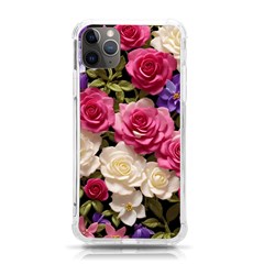 Ai Generated Roses Flowers Petals Bouquet Wedding Iphone 11 Pro Max 6 5 Inch Tpu Uv Print Case by Ravend