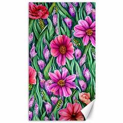 Cheerful And Cheery Blooms Canvas 40  X 72  by GardenOfOphir