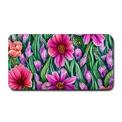 Cheerful And Cheery Blooms Medium Bar Mat by GardenOfOphir