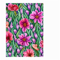 Cheerful And Cheery Blooms Small Garden Flag (two Sides) by GardenOfOphir