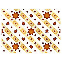 Background Floral Pattern Graphic One Side Premium Plush Fleece Blanket (extra Small) by Ravend