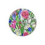 Celestial And Charming Florals Magnet 3  (Round) Front