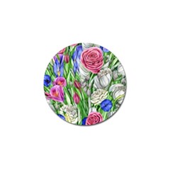 Celestial And Charming Florals Golf Ball Marker by GardenOfOphir