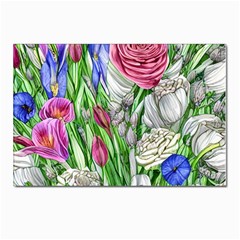 Celestial And Charming Florals Postcards 5  X 7  (pkg Of 10) by GardenOfOphir