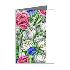 Celestial And Charming Florals Mini Greeting Card by GardenOfOphir