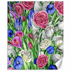 Celestial And Charming Florals Canvas 16  X 20  by GardenOfOphir