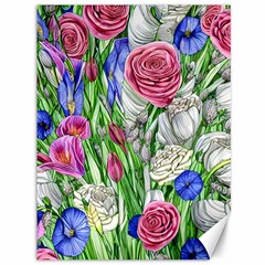 Celestial And Charming Florals Canvas 36  X 48  by GardenOfOphir