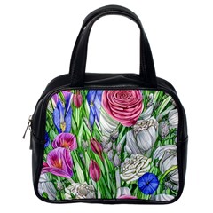 Celestial And Charming Florals Classic Handbag (one Side) by GardenOfOphir