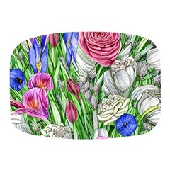 Celestial And Charming Florals Mini Square Pill Box by GardenOfOphir