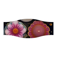 Ai Generated Floral Pattern Flowers Floral Stretchable Headband by Ravend