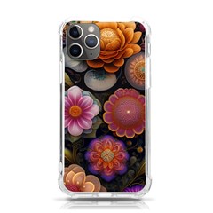 Ai Generated Floral Pattern Flowers Floral Iphone 11 Pro 5 8 Inch Tpu Uv Print Case by Ravend