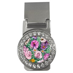 Budding And Captivating Flowers Money Clips (cz)  by GardenOfOphir