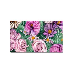 Budding And Captivating Flowers Sticker Rectangular (100 Pack) by GardenOfOphir