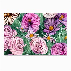 Budding And Captivating Flowers Postcards 5  X 7  (pkg Of 10) by GardenOfOphir