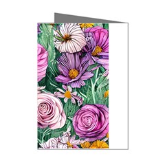 Budding And Captivating Flowers Mini Greeting Cards (pkg Of 8) by GardenOfOphir