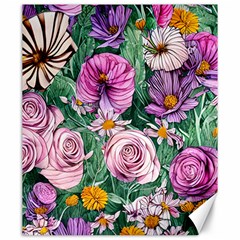 Budding And Captivating Flowers Canvas 20  x 24 