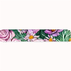 Budding And Captivating Flowers Small Bar Mat