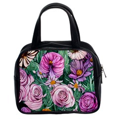 Budding And Captivating Flowers Classic Handbag (Two Sides)