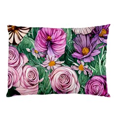 Budding And Captivating Flowers Pillow Case