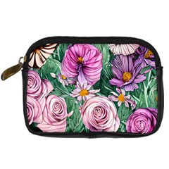 Budding And Captivating Flowers Digital Camera Leather Case by GardenOfOphir