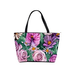 Budding And Captivating Flowers Classic Shoulder Handbag