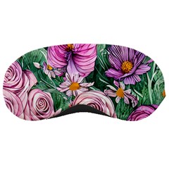 Budding And Captivating Flowers Sleeping Mask by GardenOfOphir