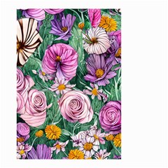 Budding And Captivating Flowers Small Garden Flag (two Sides) by GardenOfOphir