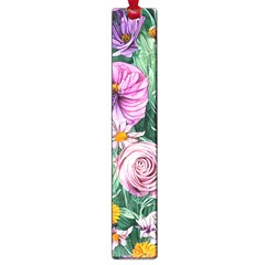 Budding And Captivating Flowers Large Book Marks