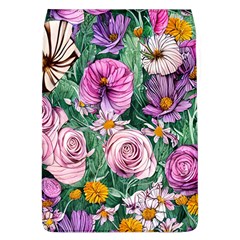 Budding And Captivating Flowers Removable Flap Cover (L)