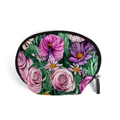 Budding And Captivating Flowers Accessory Pouch (Small)