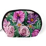 Budding And Captivating Flowers Accessory Pouch (Medium) Back