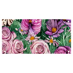 Budding And Captivating Flowers Banner and Sign 6  x 3 