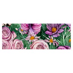 Budding And Captivating Flowers Banner and Sign 8  x 3 