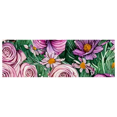 Budding And Captivating Flowers Banner and Sign 9  x 3 