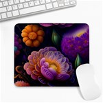 Ai Generated Flowers Plants Petals Buds Large Mousepad Front