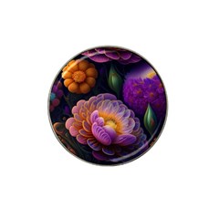 Ai Generated Flowers Plants Petals Buds Hat Clip Ball Marker by Ravend