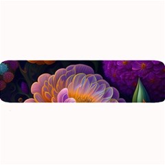 Ai Generated Flowers Plants Petals Buds Large Bar Mat by Ravend