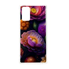 Ai Generated Flowers Plants Petals Buds Samsung Galaxy Note 20 Tpu Uv Case by Ravend