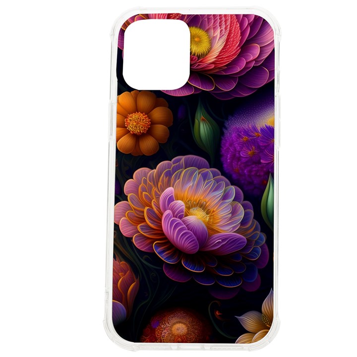 Ai Generated Flowers Plants Petals Buds iPhone 12 Pro max TPU UV Print Case