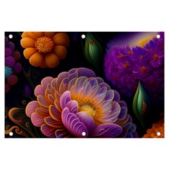 Ai Generated Flowers Plants Petals Buds Banner And Sign 6  X 4  by Ravend