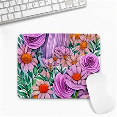 Bright And Brilliant Bouquet Small Mousepad by GardenOfOphir