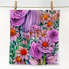 Bright And Brilliant Bouquet Face Towel by GardenOfOphir