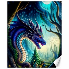 Ai Generated Dragon Fractal Art Texture Canvas 16  X 20  by Ravend