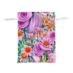 Bright And Brilliant Bouquet Lightweight Drawstring Pouch (s) by GardenOfOphir