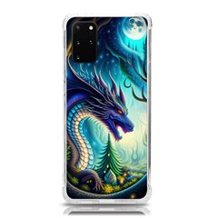 Ai Generated Dragon Fractal Art Texture Samsung Galaxy S20plus 6 7 Inch Tpu Uv Case by Ravend