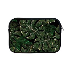 Monstera Plant Tropical Jungle Leaves Pattern Apple Ipad Mini Zipper Cases by Ravend