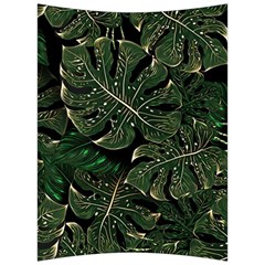 Monstera Plant Tropical Jungle Leaves Pattern Back Support Cushion by Ravend