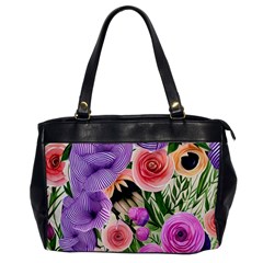 Brittle And Broken Blossoms Oversize Office Handbag by GardenOfOphir