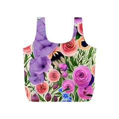 Brittle And Broken Blossoms Full Print Recycle Bag (s) by GardenOfOphir