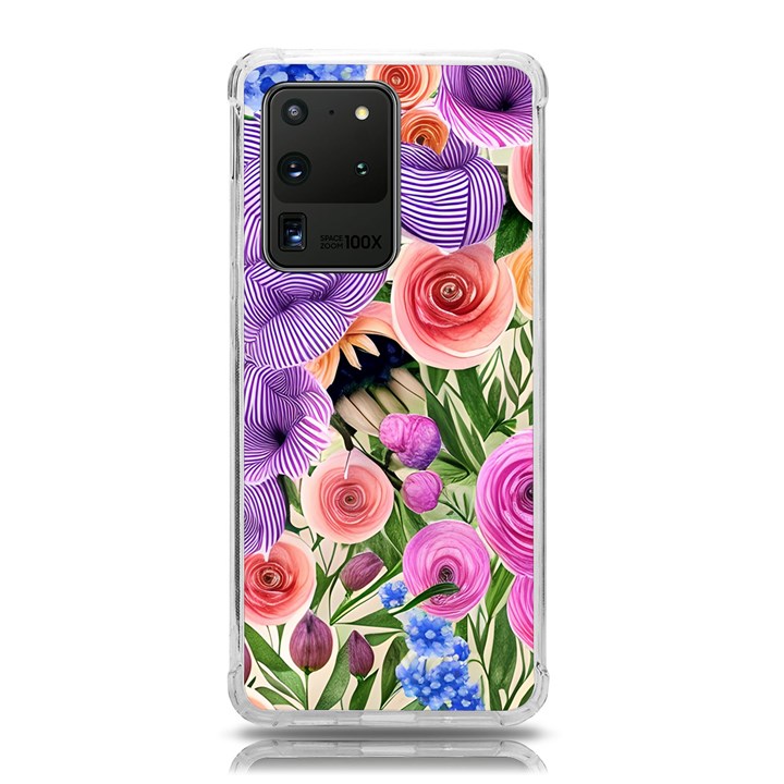 Brittle And Broken Blossoms Samsung Galaxy S20 Ultra 6.9 Inch TPU UV Case